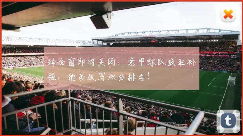 转会窗即将关闭，意甲球队疯狂补强，能否改写积分排名！